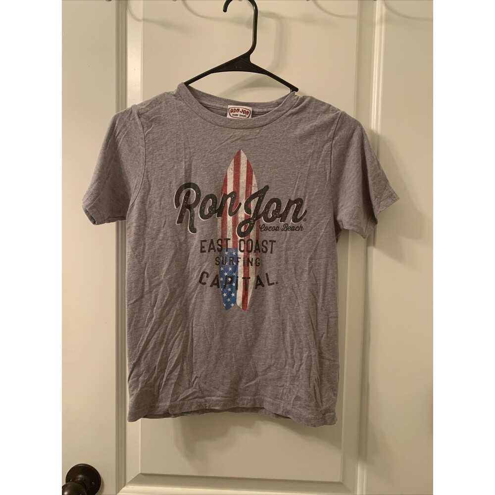 Ron Jon Surf Shop Boys Short Sleeve T-Shirt Shirt Tops Size Medium 8 Cocoa Beach